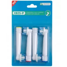 Насадки для большинства популярных электрических зубных щеток D.Fresh EB25-P Extra-Thin, 4 шт.